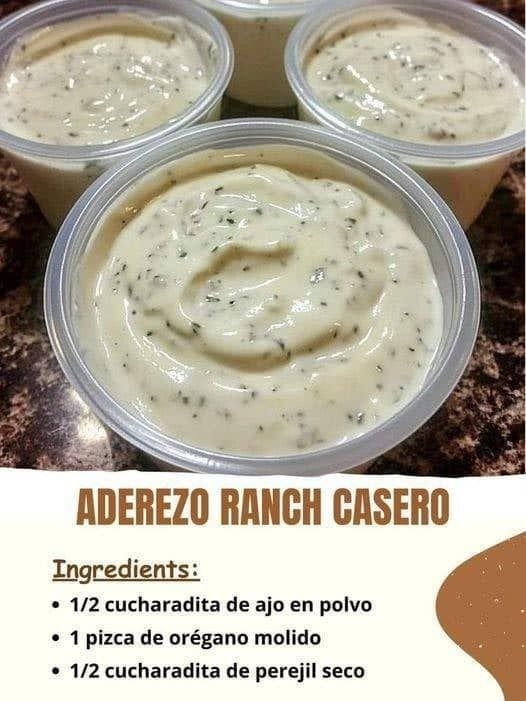 Aderezo Ranch Casero: La Receta Perfecta para Tus Platos Favoritos