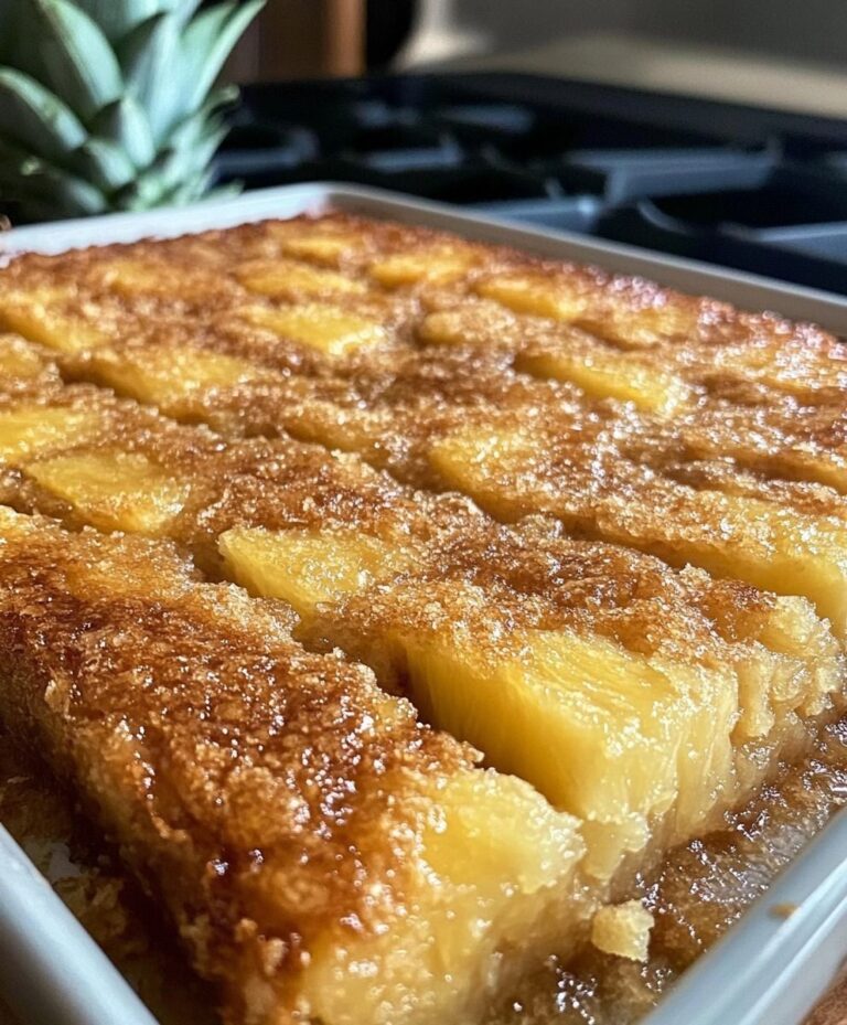 Pastel de Piña Fácil: Dulce, Mantecoso y Crujiente
