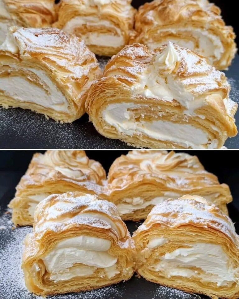 Pastel Francés Mágico en 5 Minutos: Pasta Choux con Crema de Piña