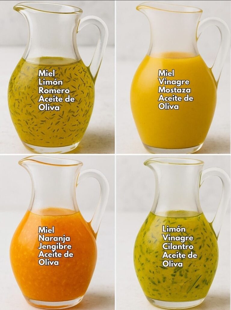 4 Vinagretas Caseras para Transformar Tus Ensaladas