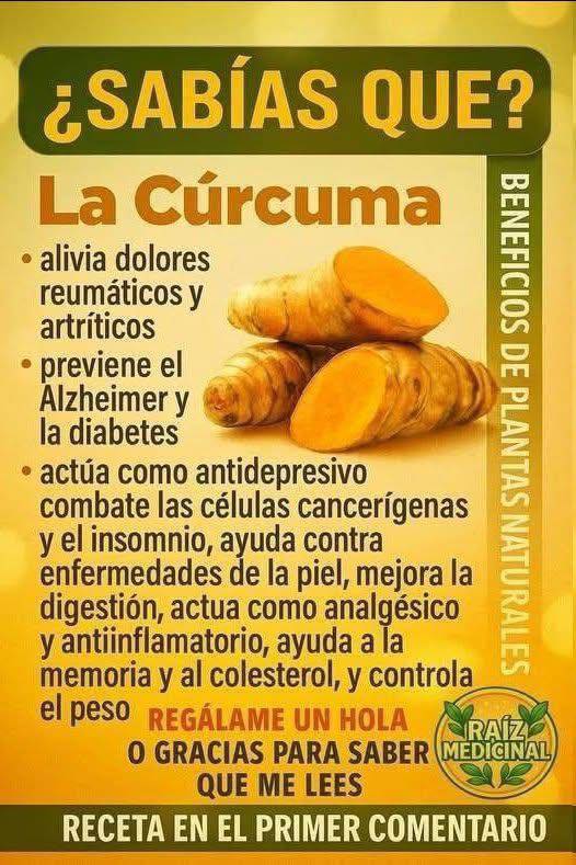 Los Increíbles Beneficios de la Cúrcuma y la Mejor Forma de Disfrutarla Cada Día