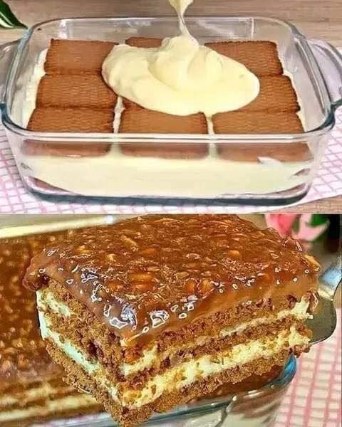 Pastel de Galletas Sin Hornear: El Postre que se Hace Solo